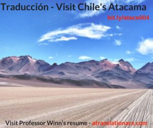 Traducción - Visit Chile's Atacama sm