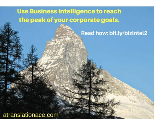 Obtain your corporate goals with Business Intelligence and Portuguese to English Translation